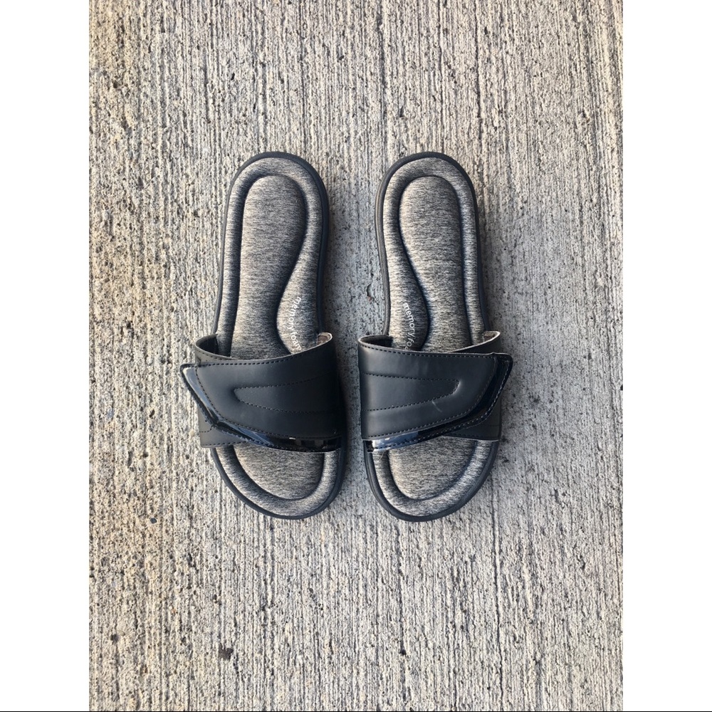 Slide on sandals